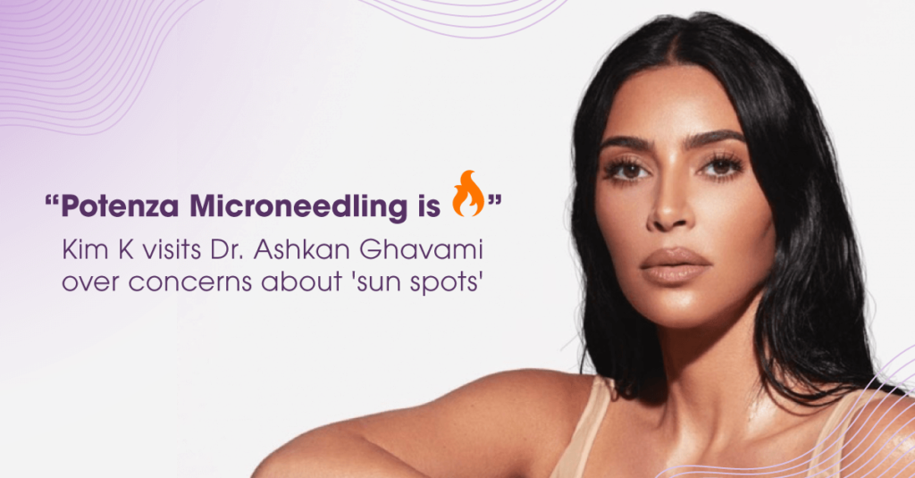 Potenza Microneedling Is 🔥 Reality Star Kim K Tries Potenza At Dr Ashkan Ghavamis Clinic 