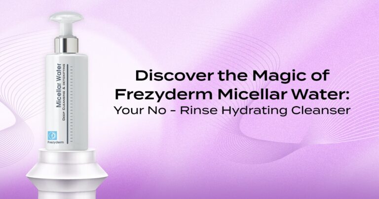 Discover the Magic of Frezyderm Micellar Water: Your No-Rinse Hydrating Cleanser